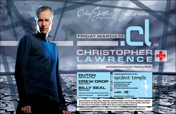 Christopher Lawrence at Ruby Skye