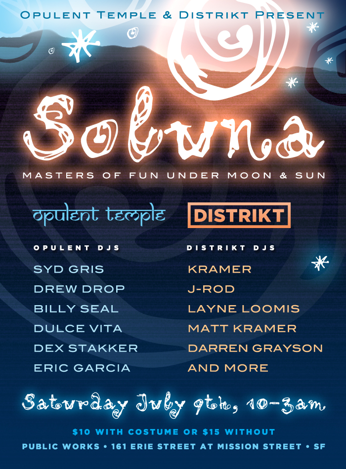 Opulent Temple & Distrikt  presents Soluna