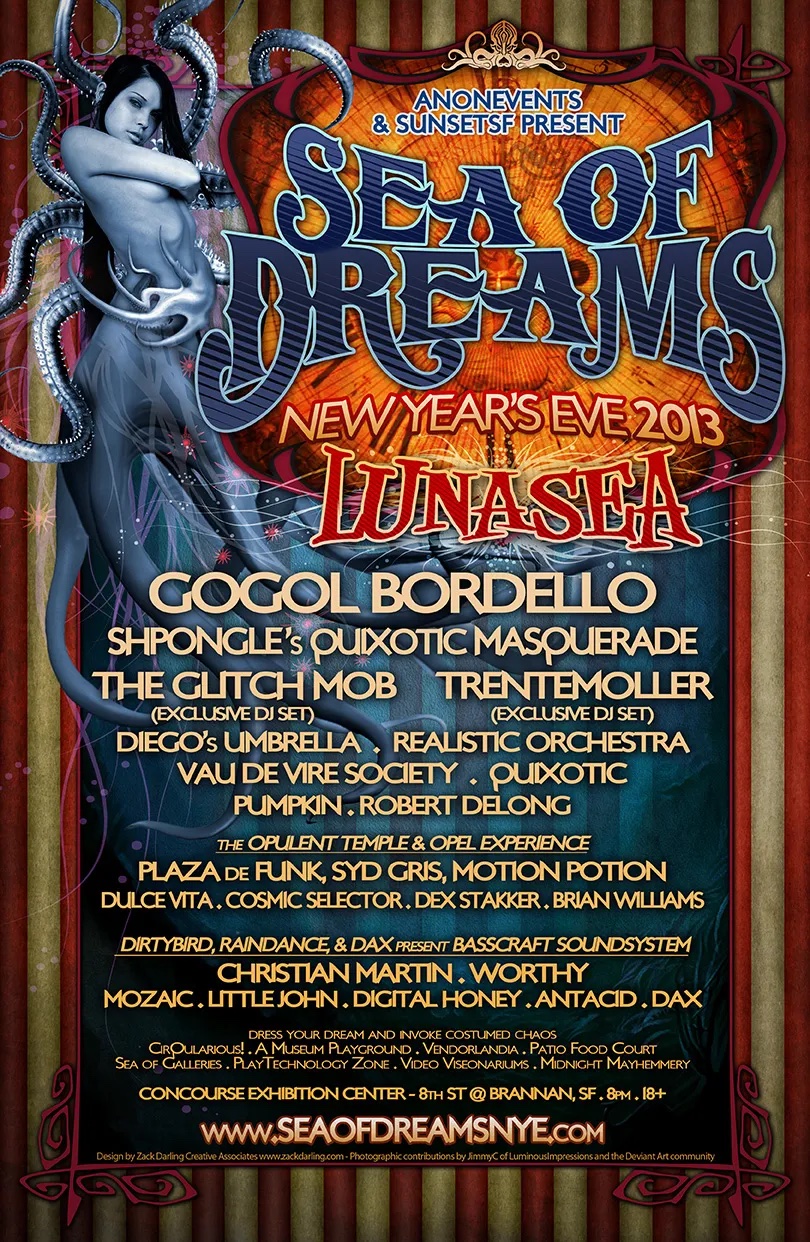 SEA OF DREAMS with Opel & The Opulent Temple Experience NYE 2013