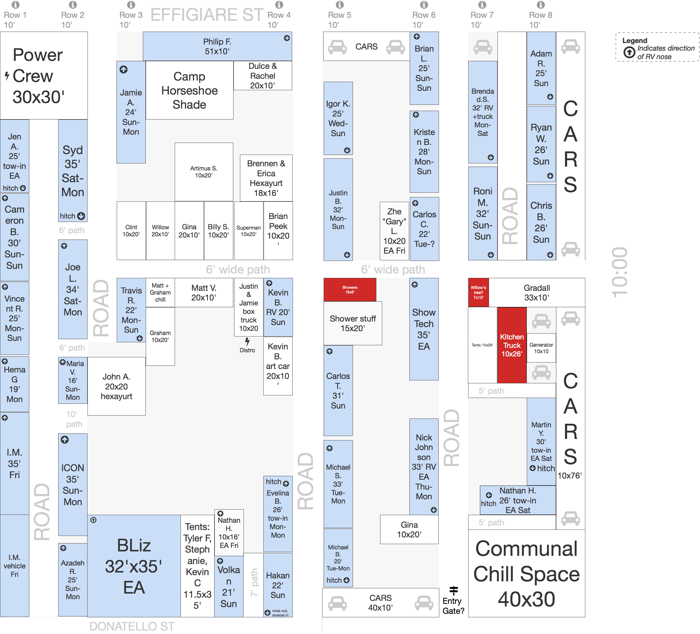 Camp Site Map 2