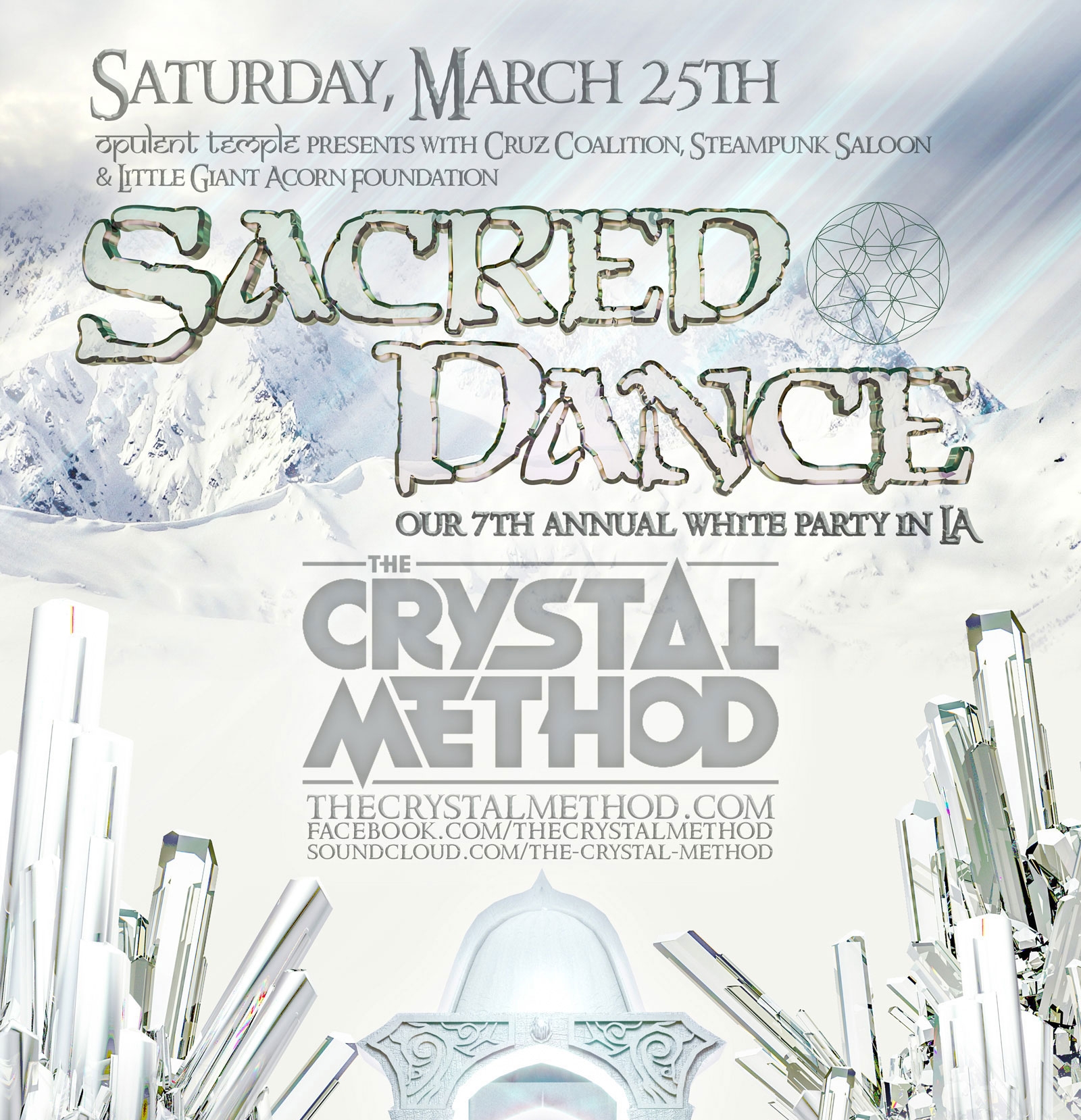 Opulent Temple’s Sacred Dance ‘White Party’ LA with Crystal Method 2017