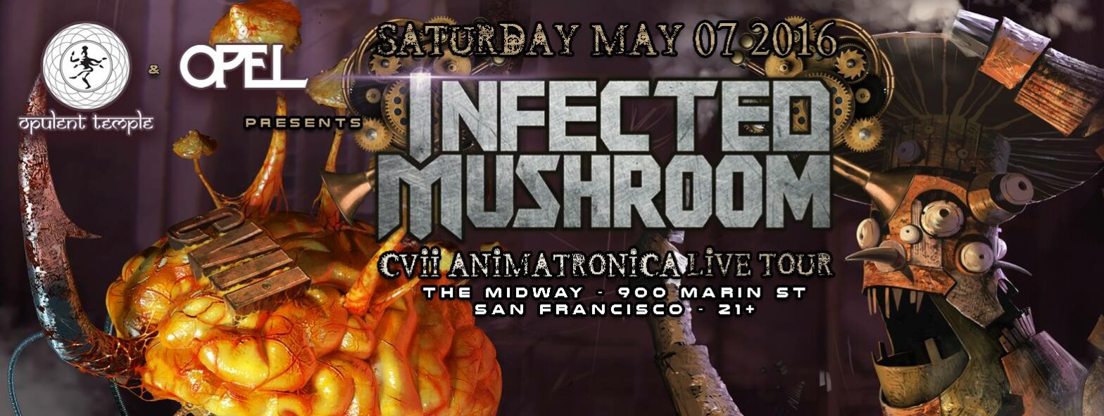 Infected Mushroom – CVII Animatronica Live Tour