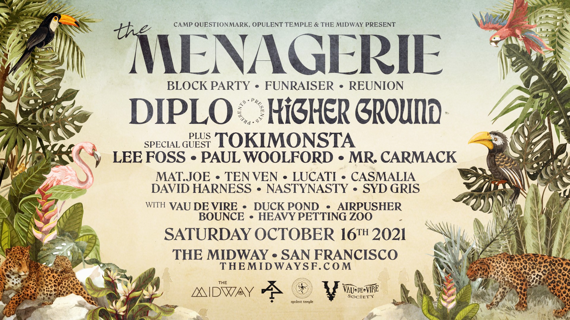 The Menagerie at The Midway ft. Diplo